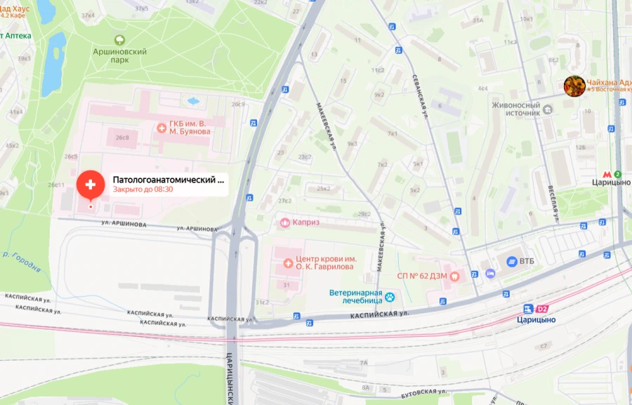 Морг 12 клинической городской больницы им. Буянова (ГКБ №12) в Москве